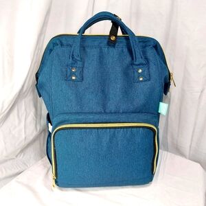 Diaper / Breast Pump Bag W/Cooler AFBP‎ NAVY NWOT